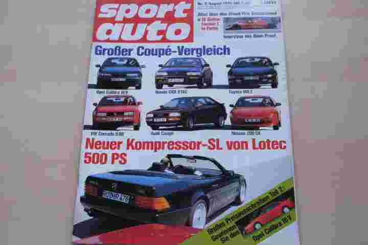 Deckblatt Sport Auto (08/1990)